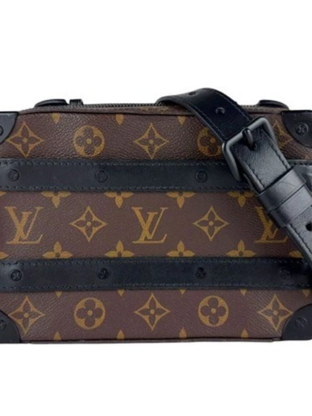 Auth LOUIS VUITTON Macassar Handle Soft Trunk Shoulder Bag M45935 - z10676